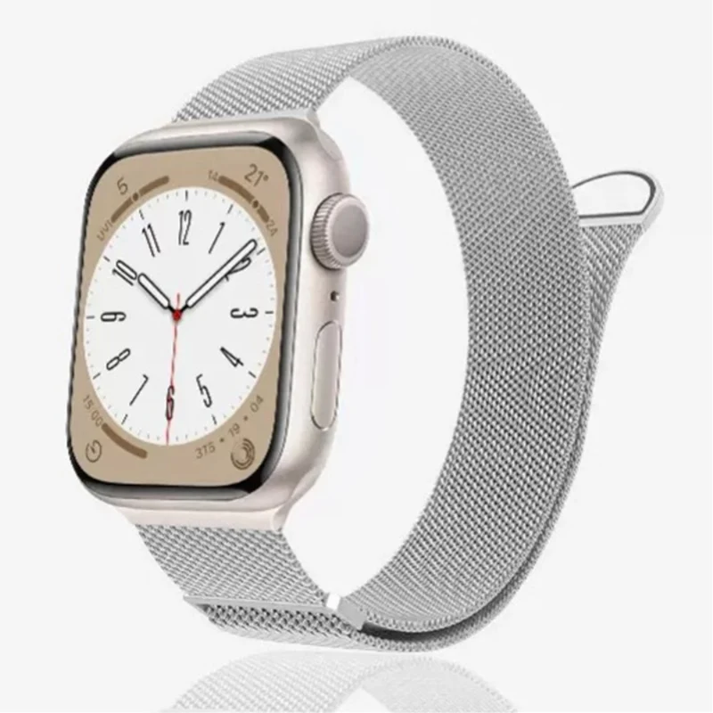 Apple Watch Series 8 (45mm) / Watch Ultra metal milanese strap