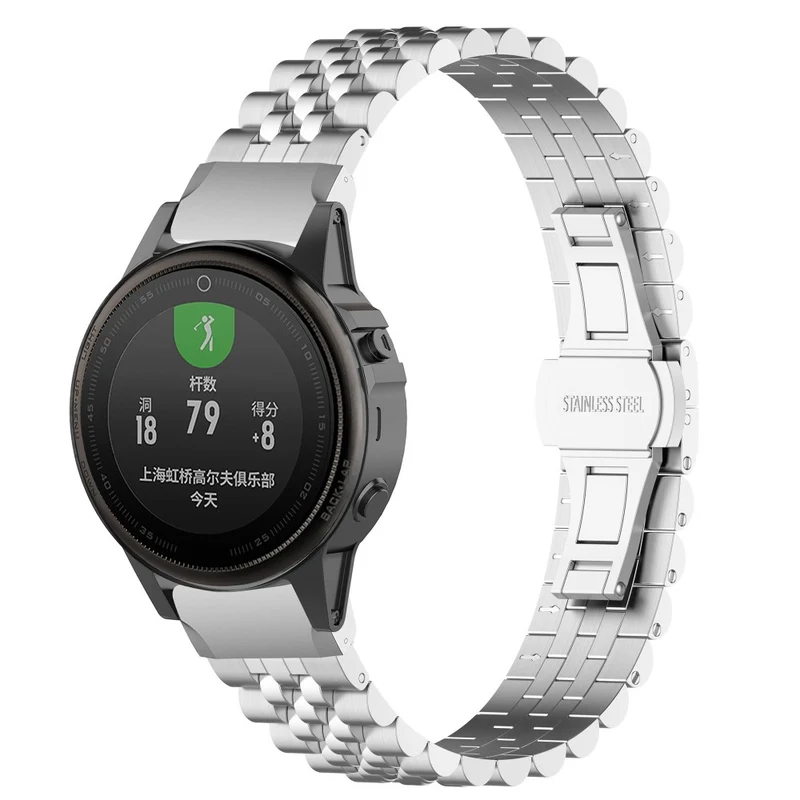 Garmin Fenix 7S / 7S Solar / Sapphire Solar / Instinct 2S stainless steel strap with tool