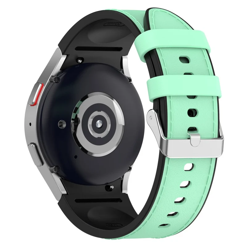 Silicone PU Leather Watch Band for Samsung Galaxy Watch