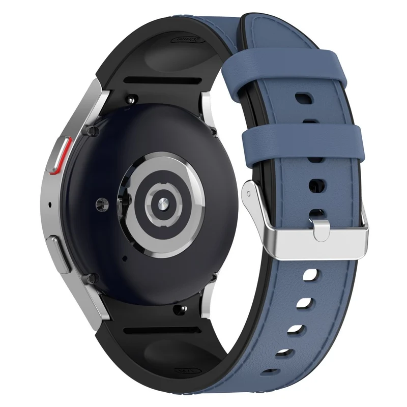 Silicone PU Leather Watch Band for Samsung Galaxy Watch