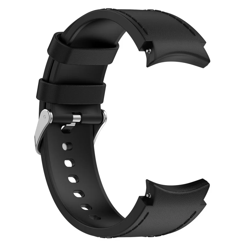 Silicone PU Leather Watch Band for Samsung Galaxy Watch