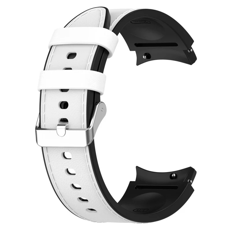 Silicone PU Leather Watch Band for Samsung Galaxy Watch