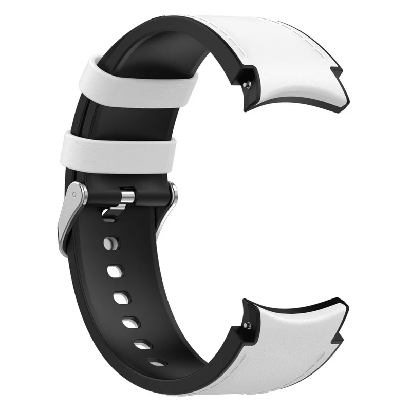 Silicone PU Leather Watch Band for Samsung Galaxy Watch