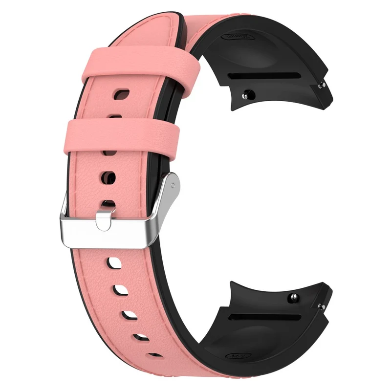 Silicone PU Leather Watch Band for Samsung Galaxy Watch