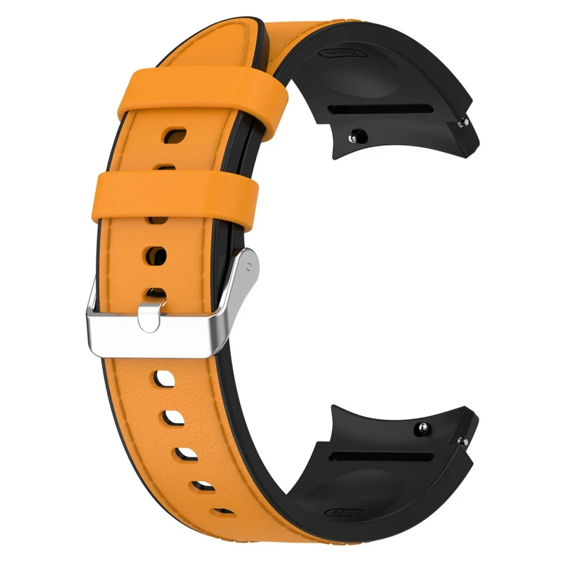 Silicone PU Leather Watch Band for Samsung Galaxy Watch