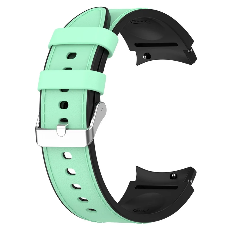 Silicone PU Leather Watch Band for Samsung Galaxy Watch