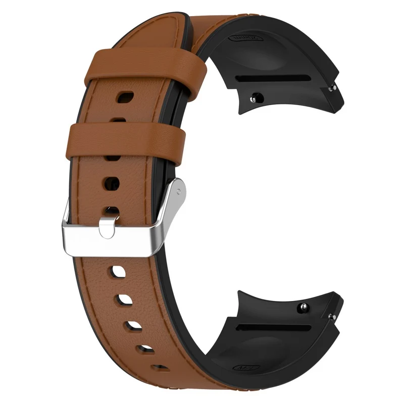 Silicone PU Leather Watch Band for Samsung Galaxy Watch