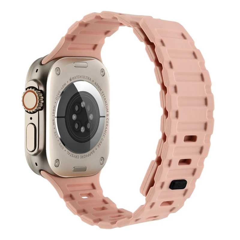 Silicone Band for Apple Watch - White+Black