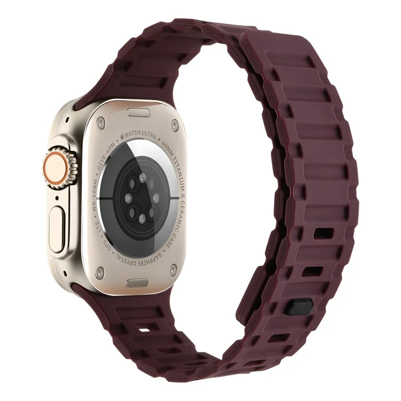 Silicone Band for Apple Watch - White+Black