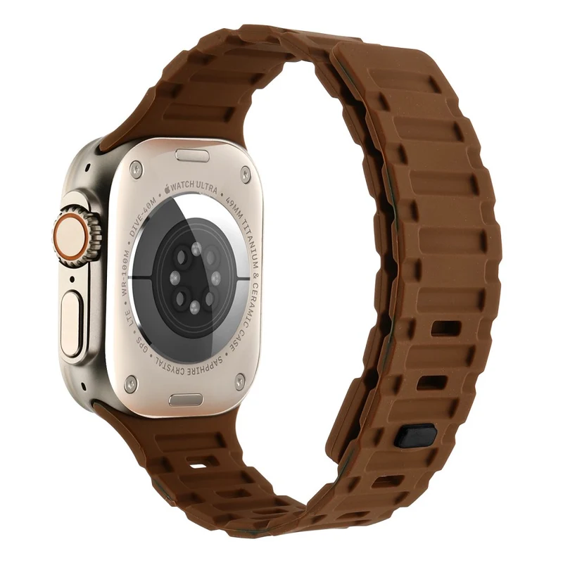 Silicone Band for Apple Watch - White+Black