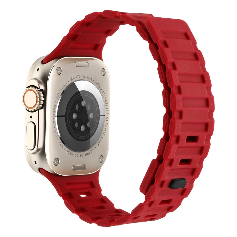Silicone Band for Apple Watch - White+Black