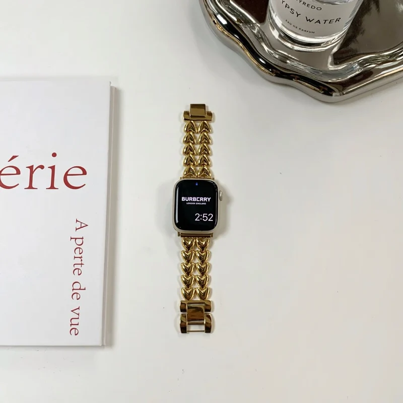 Heart Metal Band for Apple Watch Series
