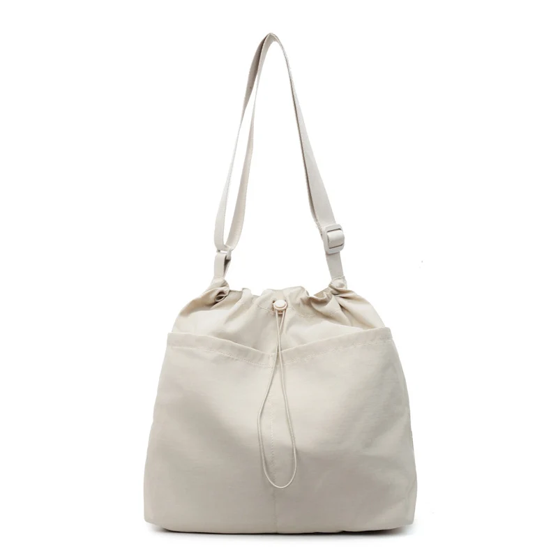 Kordelzugverschluss Utility Schultertasche