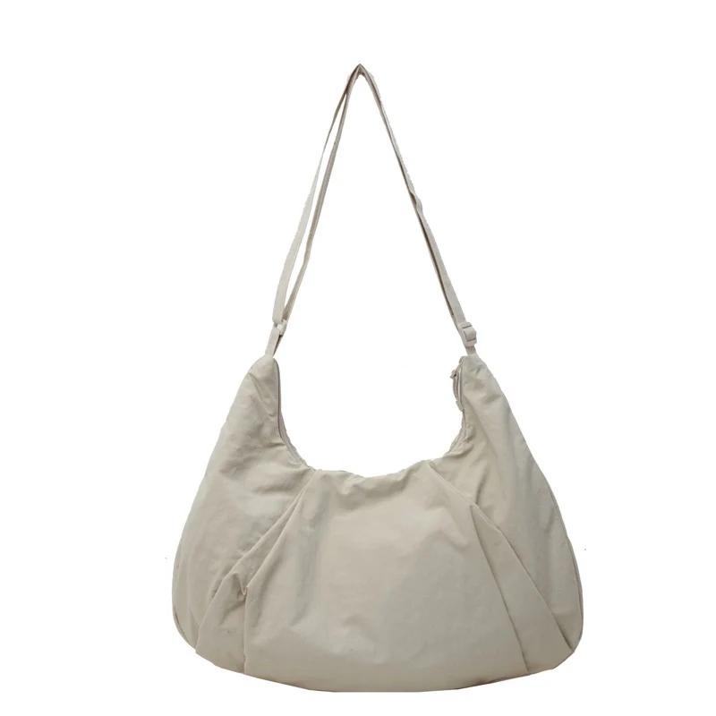 Weiche Stoff Freizeit Schultertasche