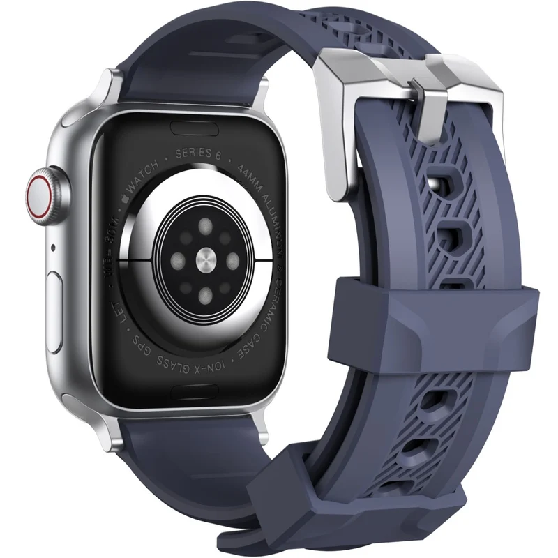 AHASTYLE WA10 Apple Watch Series 8 (45mm) / Watch Ultra silicone strap - Wine Red
