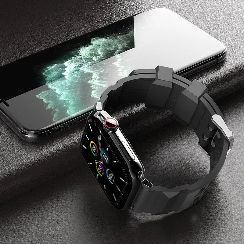 AHASTYLE WA12 Apple Watch Series 8 (41mm) silicone strap