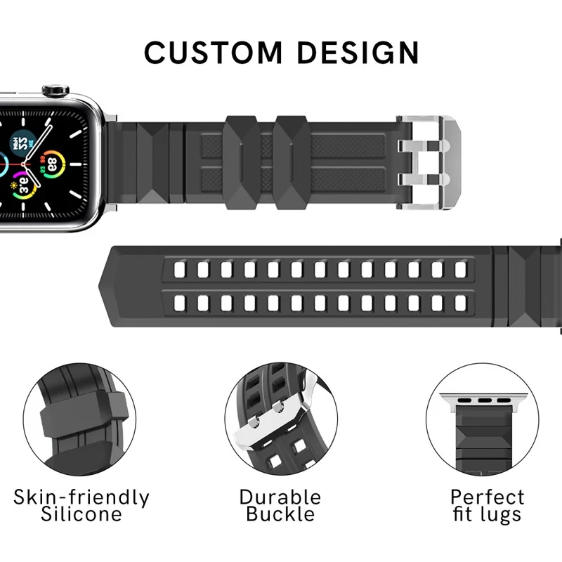AHASTYLE WA12 Apple Watch Series 8 (41mm) silicone strap