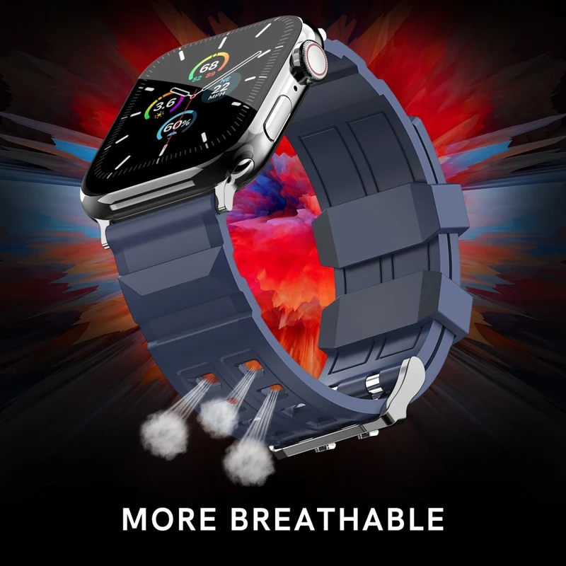 AHASTYLE WA12 Apple Watch Series 8 (41mm) silicone strap