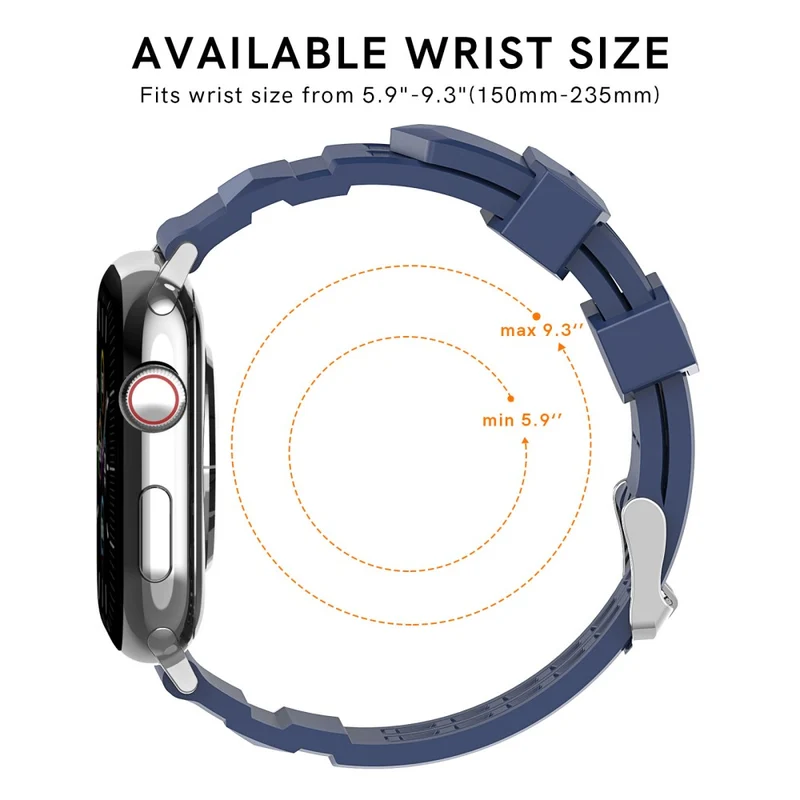AHASTYLE WA12 Apple Watch Series 8 (41mm) silicone strap