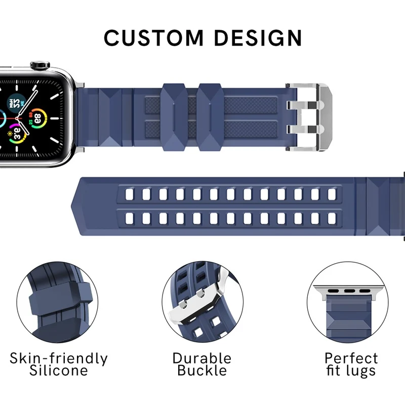 AHASTYLE WA12 Apple Watch Series 8 (45mm) / Watch Ultra silicone strap