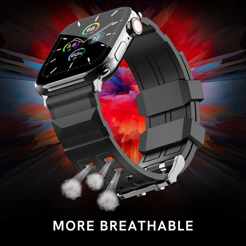 AHASTYLE WA12 Apple Watch Series 8 (45mm) / Watch Ultra silicone strap