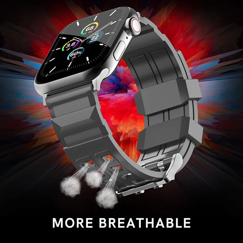 AHASTYLE WA12 Apple Watch Series 8 (45mm) / Watch Ultra silicone strap