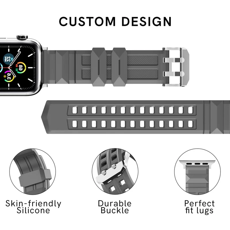AHASTYLE WA12 Apple Watch Series 8 (45mm) / Watch Ultra silicone strap