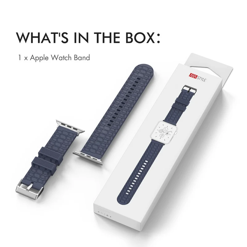 AHASTYLE WA03 Apple Watch Series 8 (45mm) / Watch Ultra silicone strap