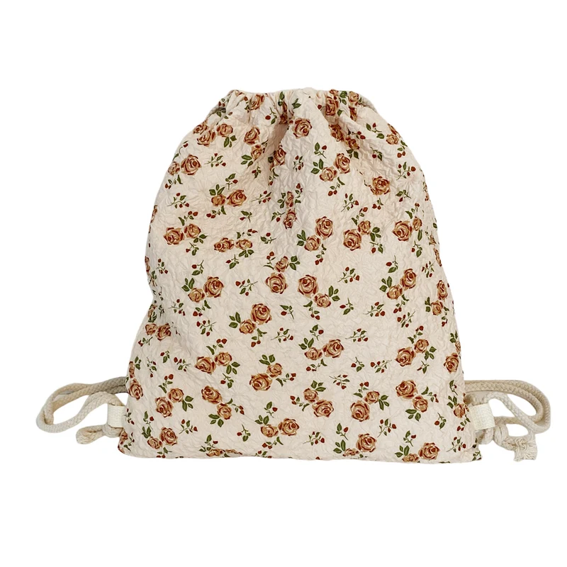 Blumen-Schnur-Rucksack