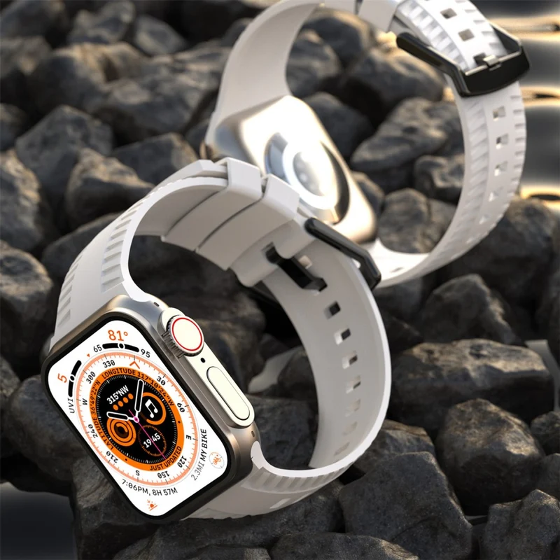 Apple Watch Series 8 (41mm) simple silicone strap