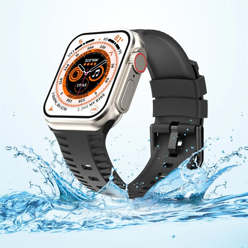 Apple Watch Series 8 (41mm) simple silicone strap