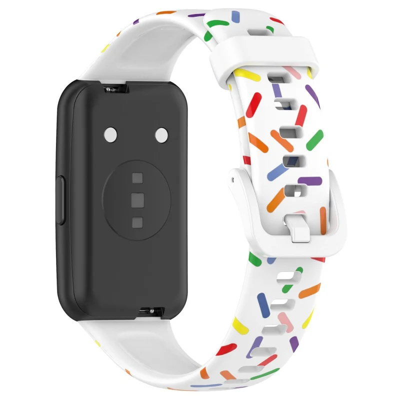 Huawei Band 7 silicone colorful spotted style strap