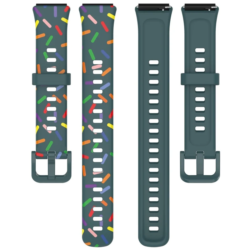 Huawei Band 7 silicone colorful spotted style strap