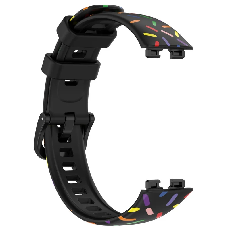 Huawei Band 8 silicone colorful spotted style strap