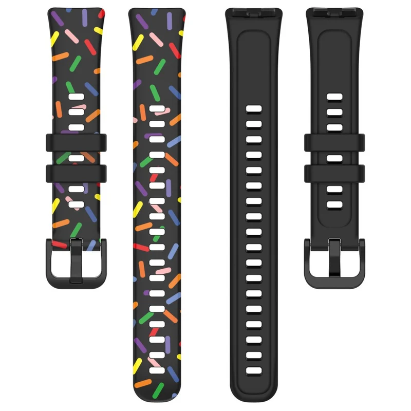 Huawei Band 8 silicone colorful spotted style strap