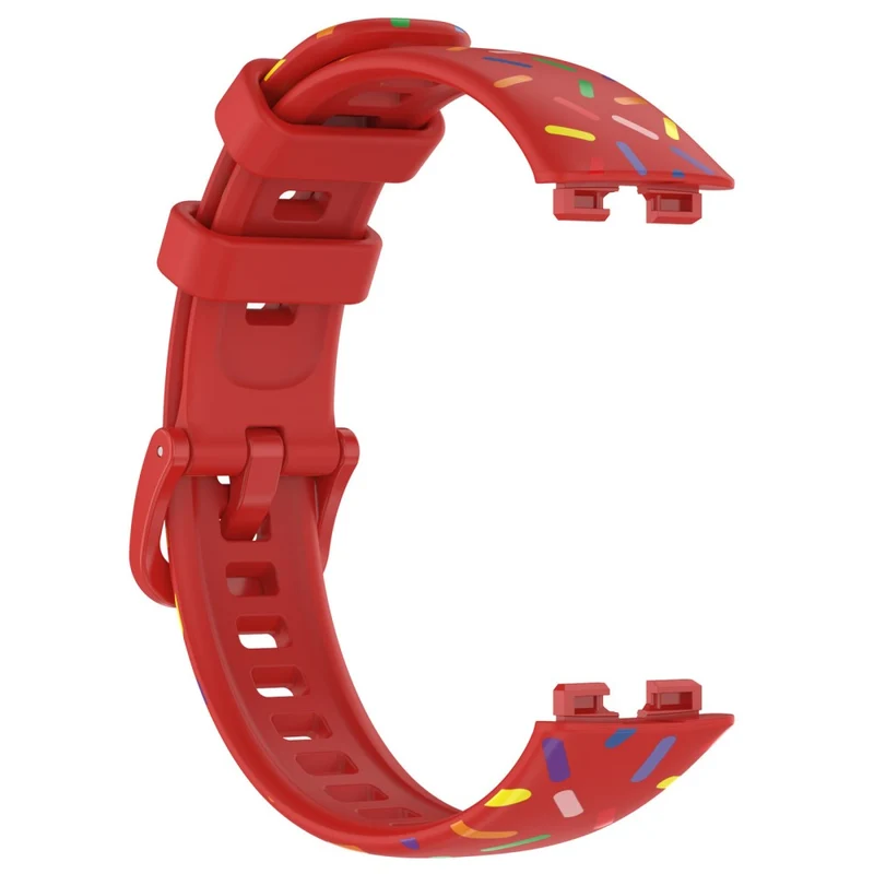 Huawei Band 8 silicone colorful spotted style strap