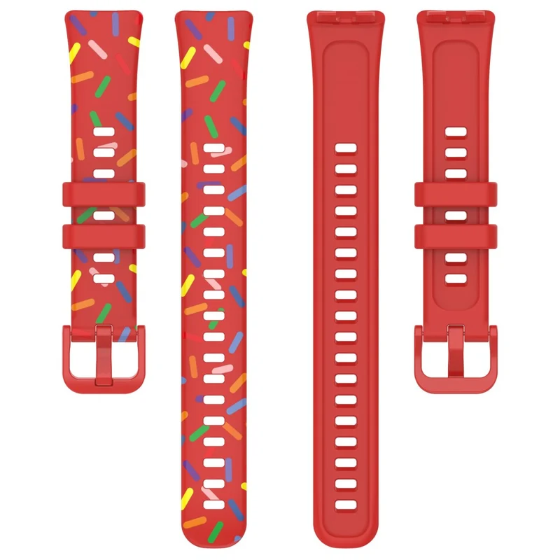 Huawei Band 8 silicone colorful spotted style strap