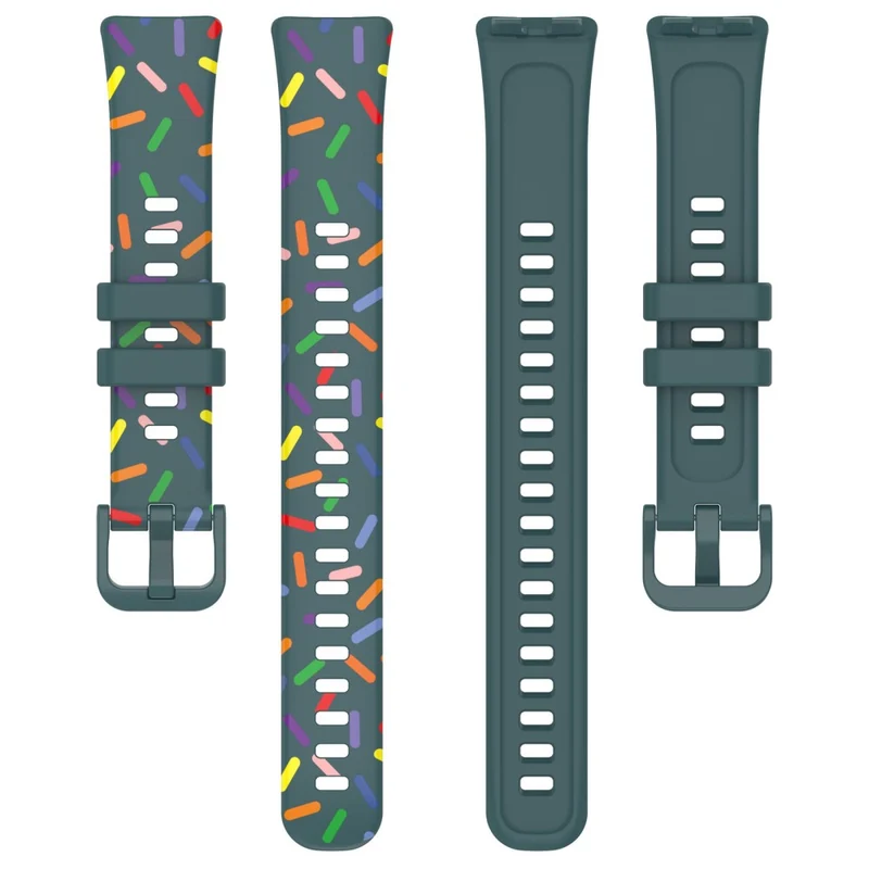 Huawei Band 8 silicone colorful spotted style strap
