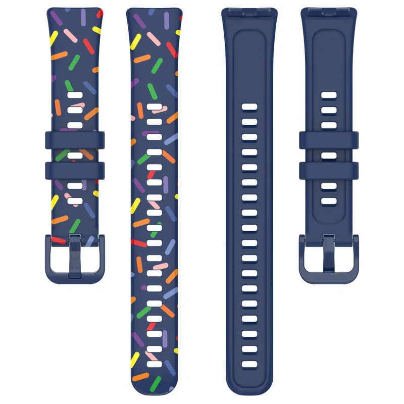 Huawei Band 8 silicone colorful spotted style strap