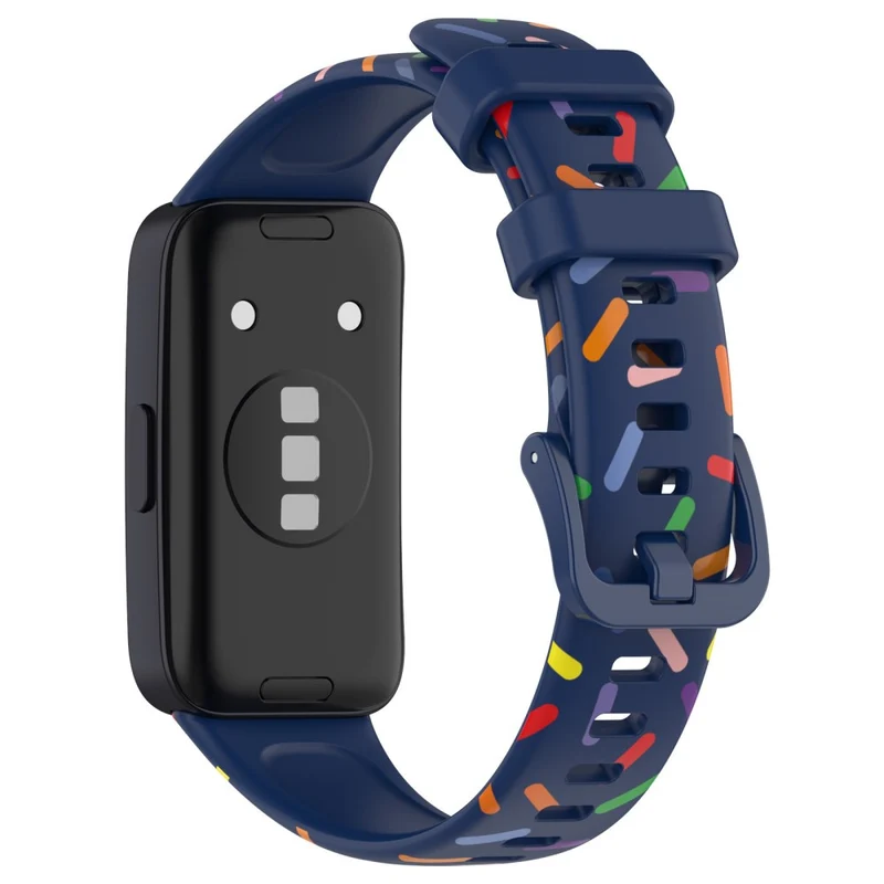 Huawei Band 8 silicone colorful spotted style strap
