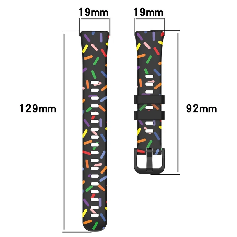 Huawei Band 8 silicone colorful spotted style strap
