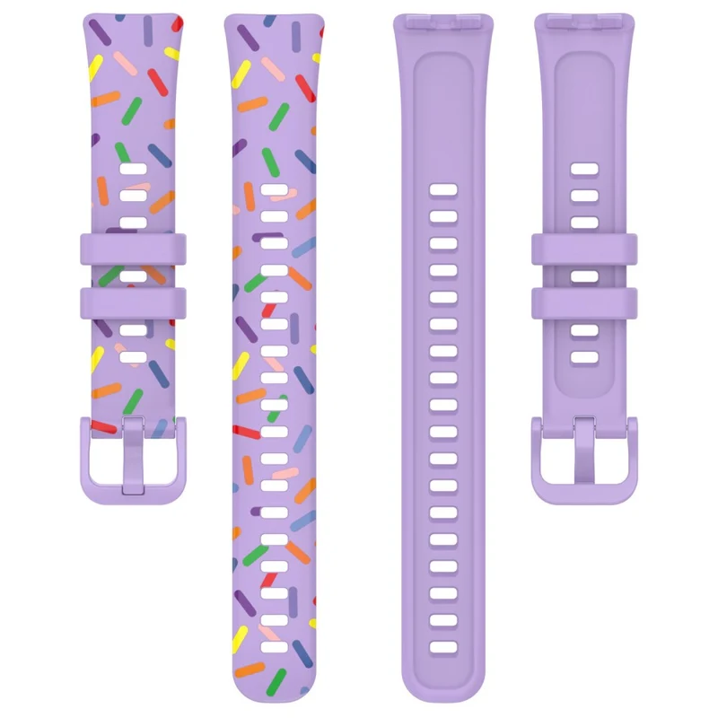 Huawei Band 8 silicone colorful spotted style strap