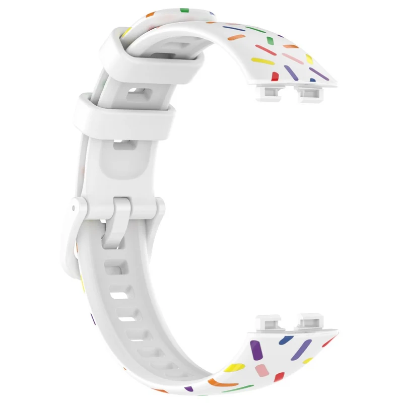 Huawei Band 8 silicone colorful spotted style strap