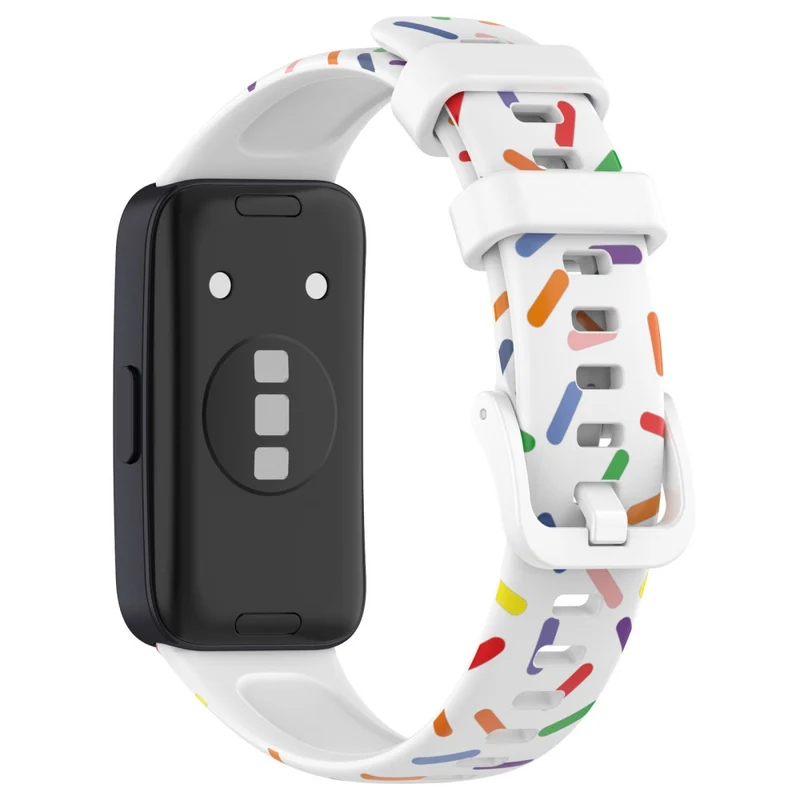 Huawei Band 8 silicone colorful spotted style strap