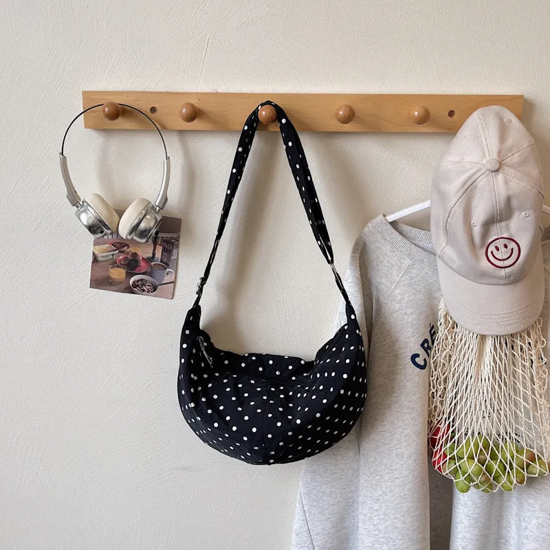 Punkte Druck Schlampige Schultertasche