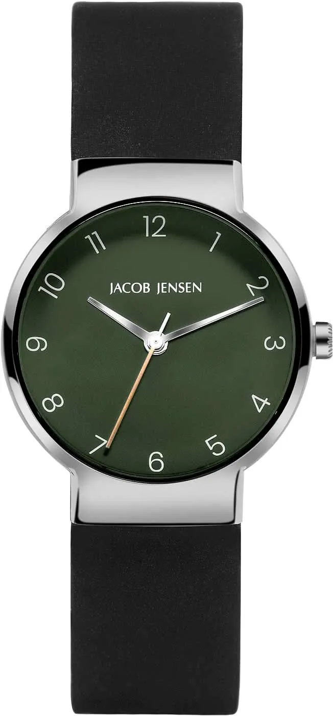Jacob Jensen Linear 194 Herrenuhr • Design • Saphirglas