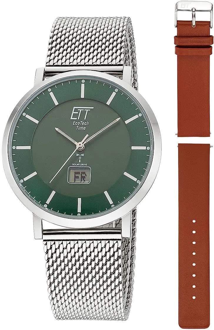 Eco Tech Time Atacama EGS-11622-81MS Herrenuhr • Funk-Solarantrieb • Präzise Funktechnologie