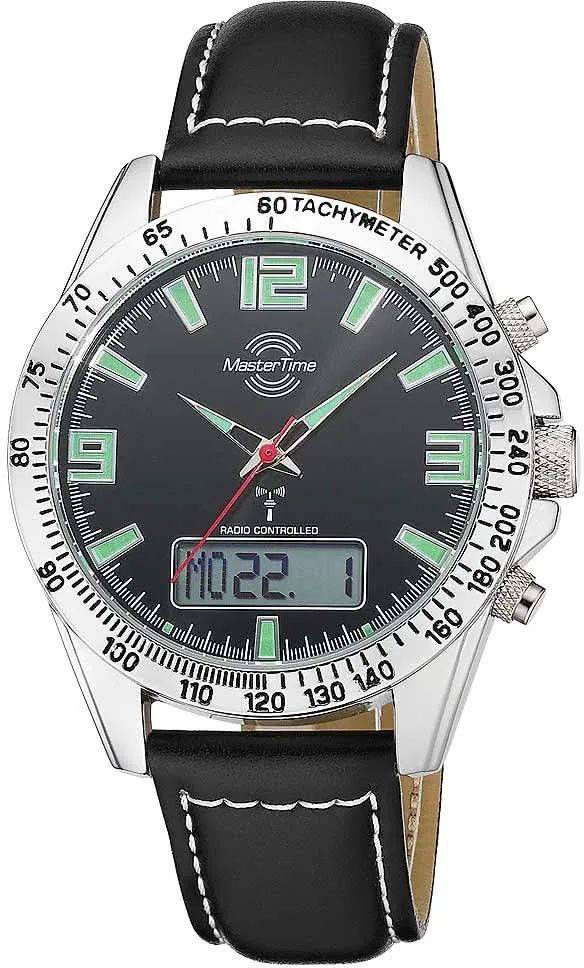 Master Time Specialist MTGA-10873-22L Herrenuhr • Präzise Funkuhr • 5 Bar