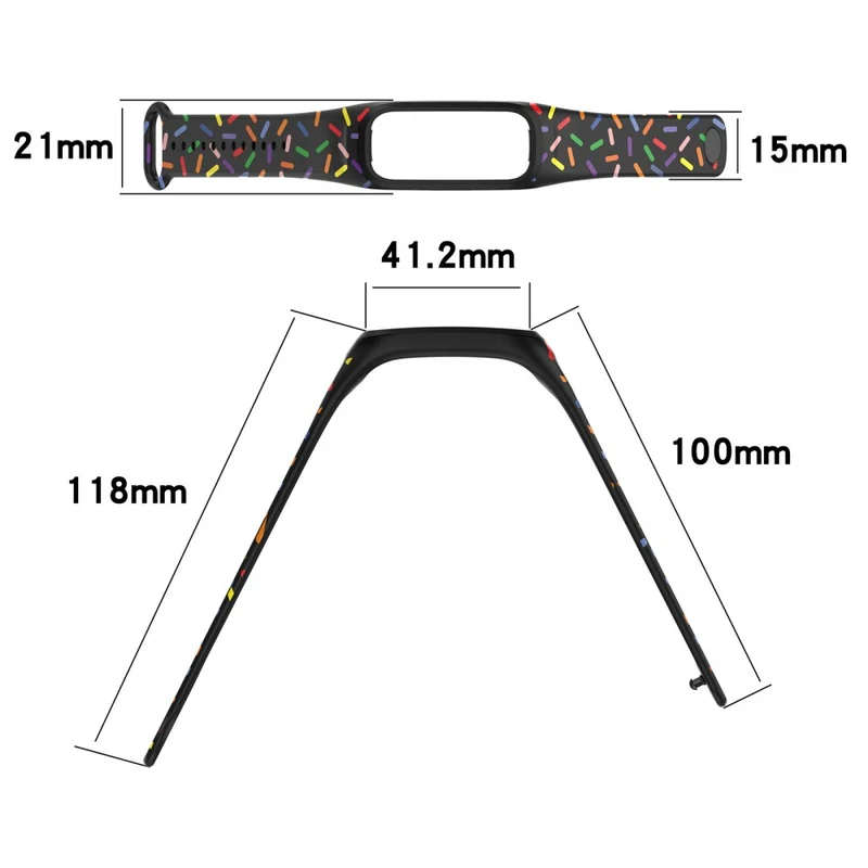 Oppo Band silicone colorful spotted style strap