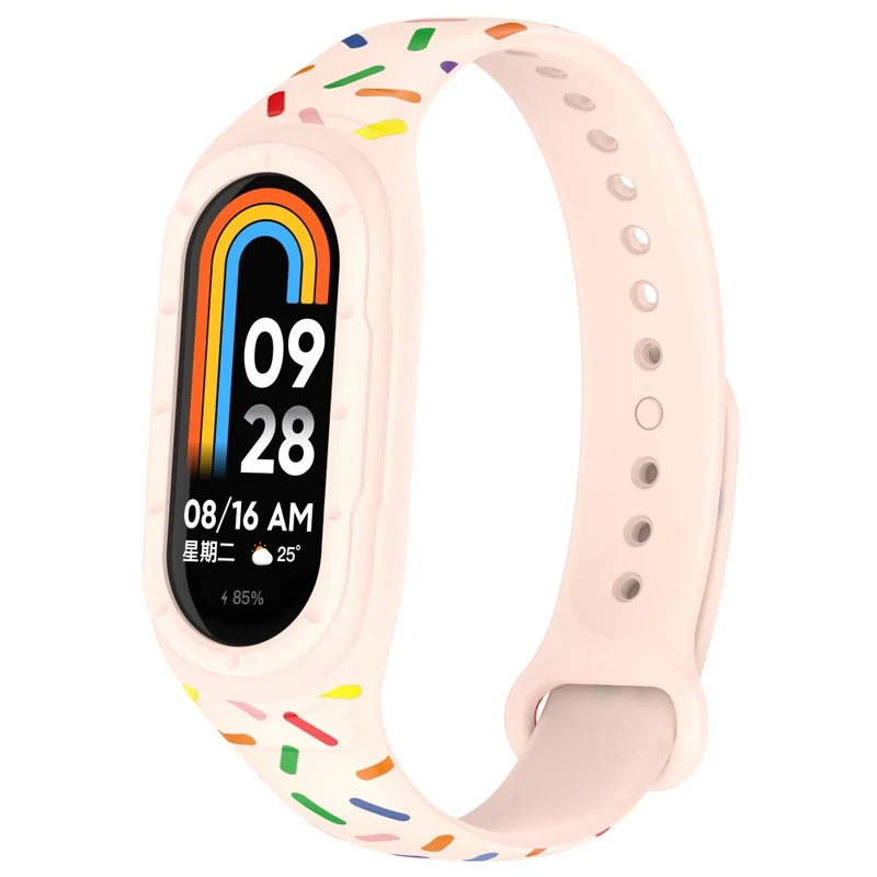 Xiaomi Smart Band 8 silicone colorful spotted style strap